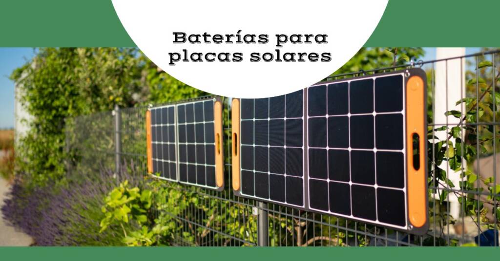 bateria de placas solares